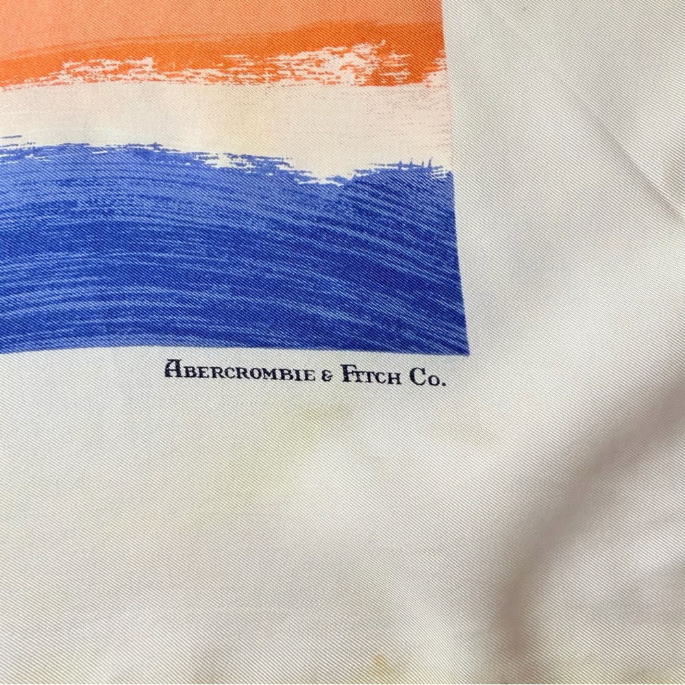 Vintage Abercrombie & Fitch Silk Scarf - Picture 3 of 7